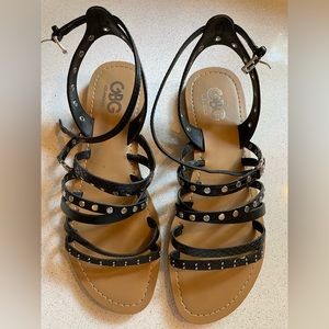 GNG Gladiator sandals, 7.5